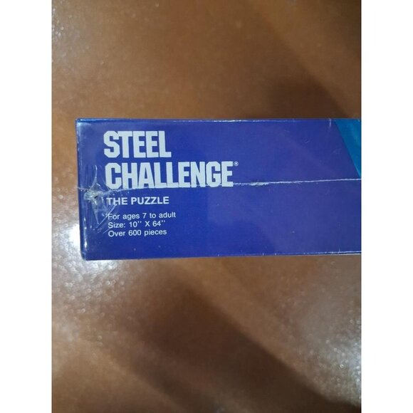 Steel Challenge 600+ Piece Jigsaw Puzzle 10" X 16" Ages 7+ Vibrant Industrial Mu - Picture 2 of 2
